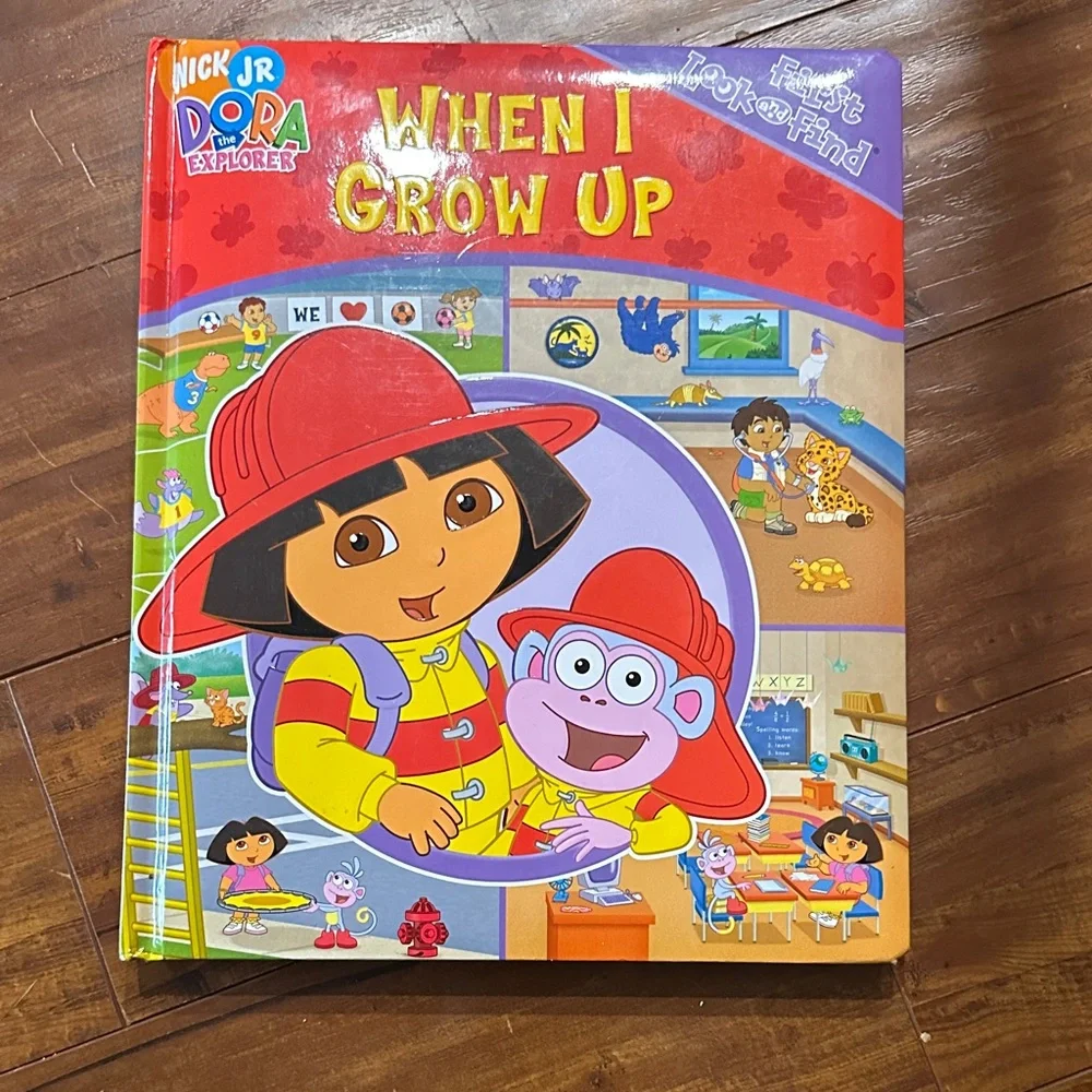 Dora the Explorer When I Grow Up First Look and Find Board Book Nickelodeon